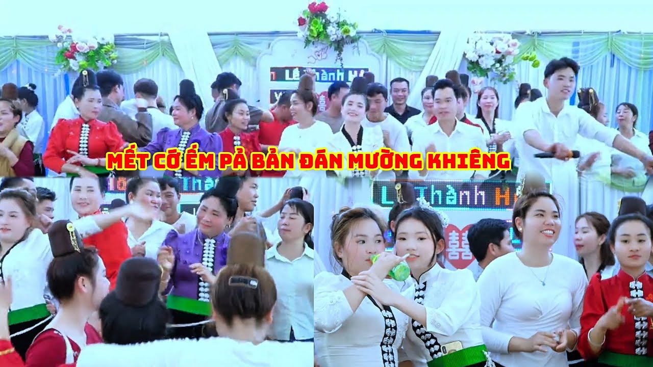  NHẢY TUYỆT ĐẸP CÁC ANH CHỊ EM BẢN ĐÁN XÃ MƯỜNG KHIÊNG, MỪNG LTH VĂN KHỞI 💝 LỆ DUYÊN 