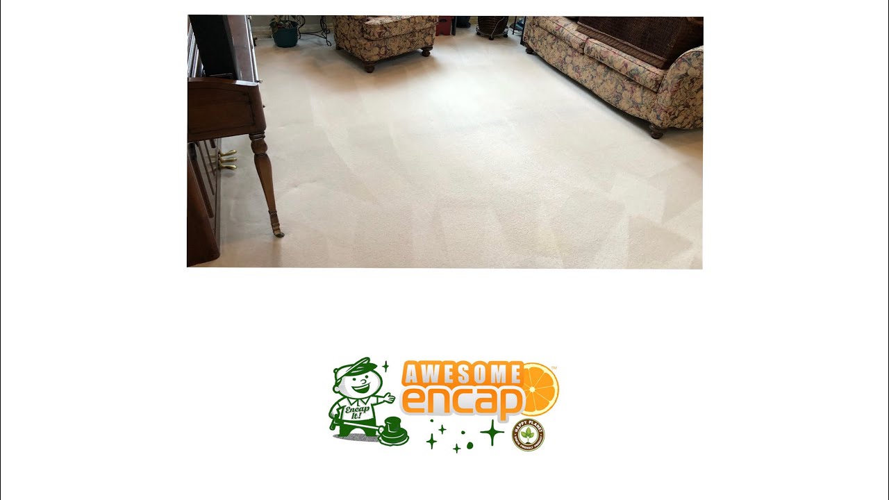 AWESOME ENCAP Polymer Encapsulation Carpet Cleaning JOB