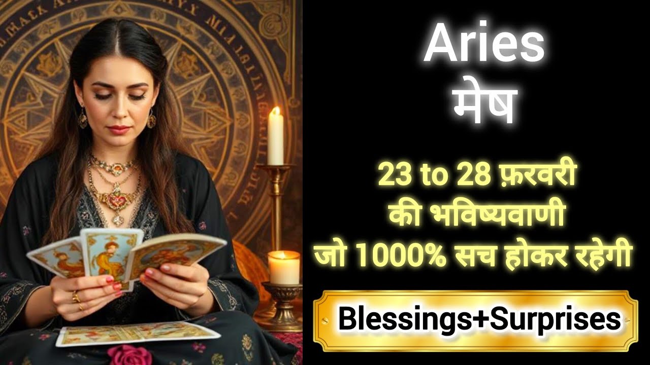 ARIES 🎊🎖️ मेष राशी 23 to 28 फ़रवरी 2026💯🌸 MESH Rashi FEBRUARY 2026🌹🌈 #aries #horoscope