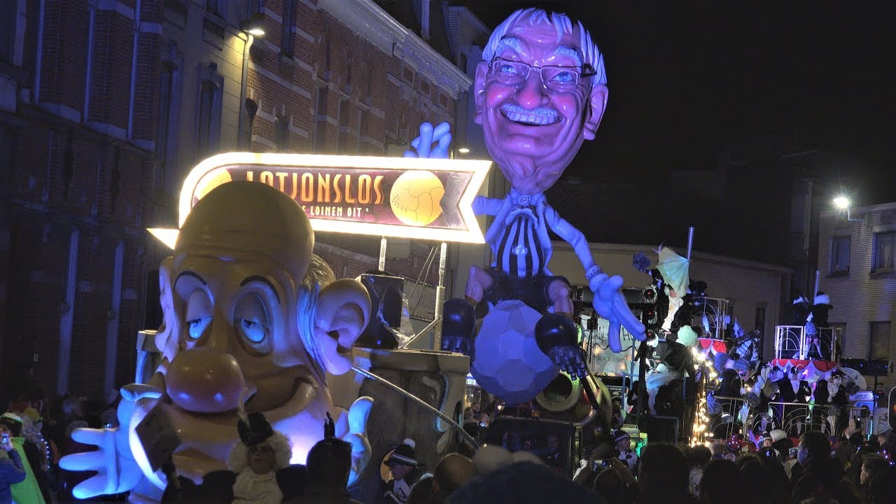 Carnaval Aalst 2019: montage stoet
