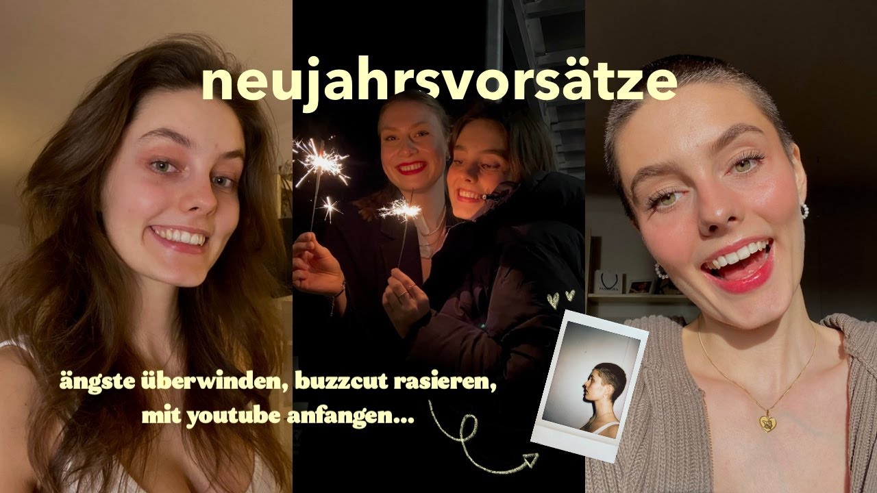 neujahrsvlog: haare abrasieren & mit youtube anfangen ✨ lill