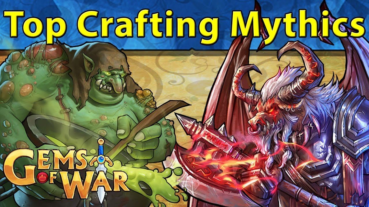 Gems of War: лучшие мифы для создания в зависимости от игрового режима