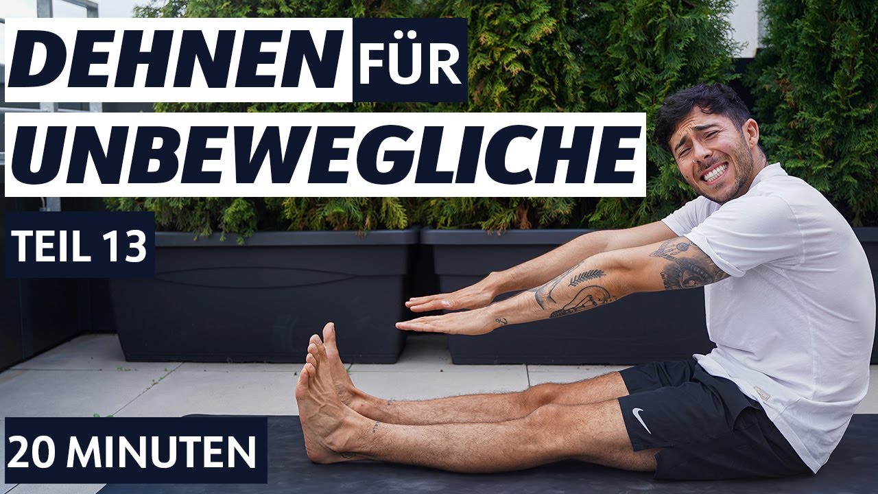 DEHNEN FÜR UNBEWEGLICHE Teil 13 - 20 Minuten Yoga Stretching Routine für Anfänger & Männer