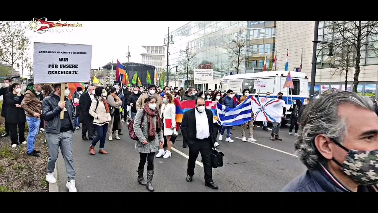 Suroyo TV: Gedenken in Berlin an den Völkermord der Armenier mit dem Volksrat der Suryoye in Europa