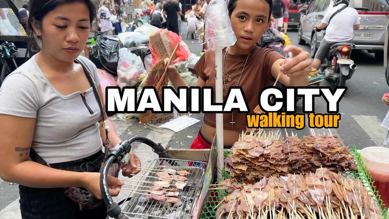 MANILA CITY,PHILIPPINES-walking tour in Divisoria Street Market [4k]