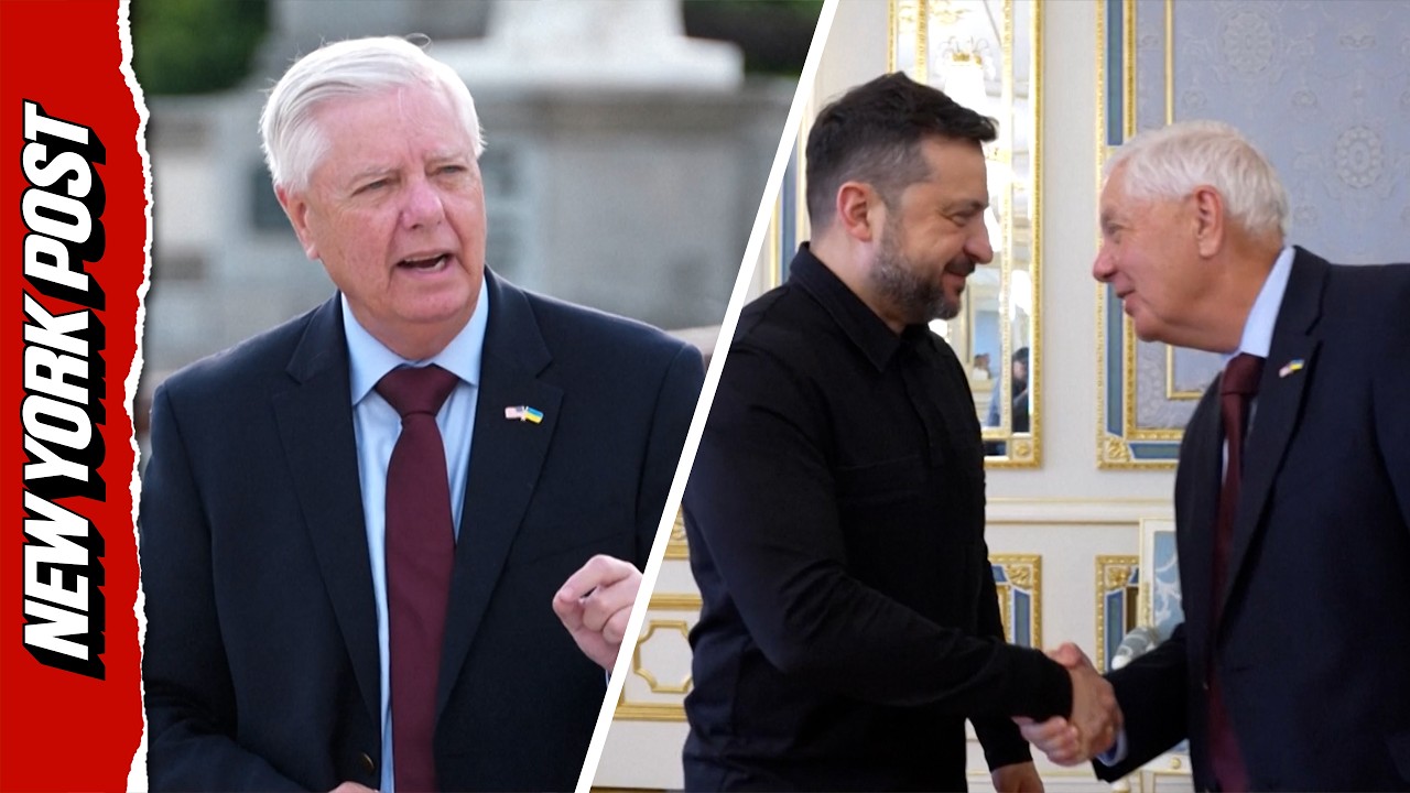 Sen. Lindsey Graham Jets to Kyiv to Announce Trump's Support For Russia Sanctions Bill