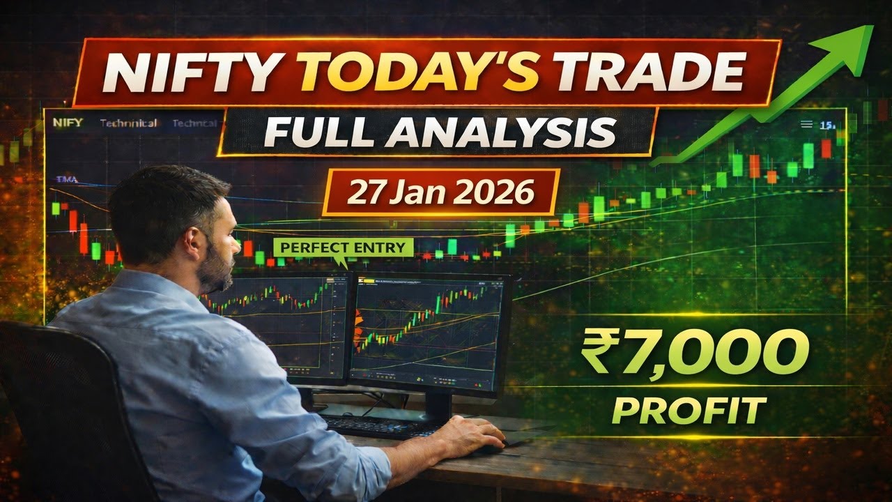 Aaj Ka NIFTY Trade | Perfect Entry & Logic | 27 Jan 2026