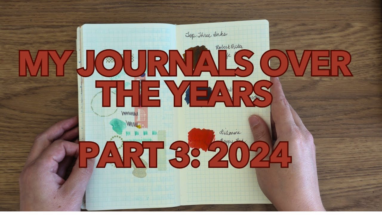 My Journals Over the Years Part 3: 2024 | Quiet, ASMR