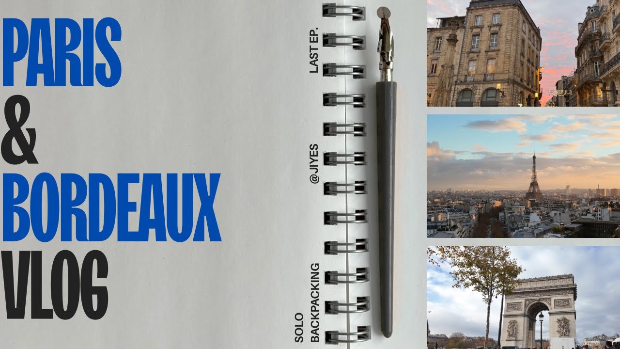 🇫🇷🥖혼자 유럽으로 배낭여행 떠나기 프랑스편(with 친구 만나기)| Solo backpacking in Europe #유럽여행 #프랑스여행 #파리브이로그 #프랑스브이로그 #보르도