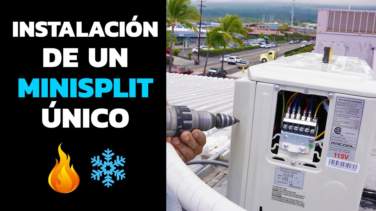 Cómo Instalar Minisplit MRCOOL DIY Paso a Paso