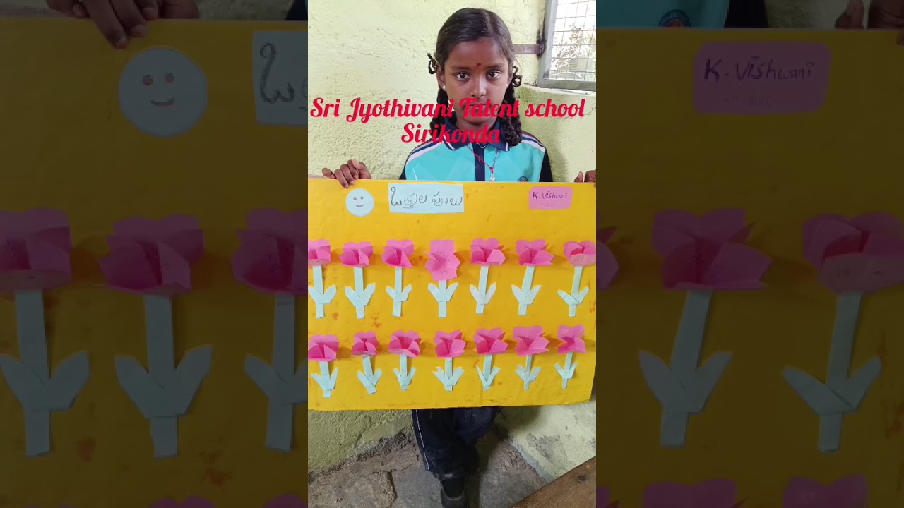 Sri JyotiVani Talent School sirkonda English medium science exhibition....