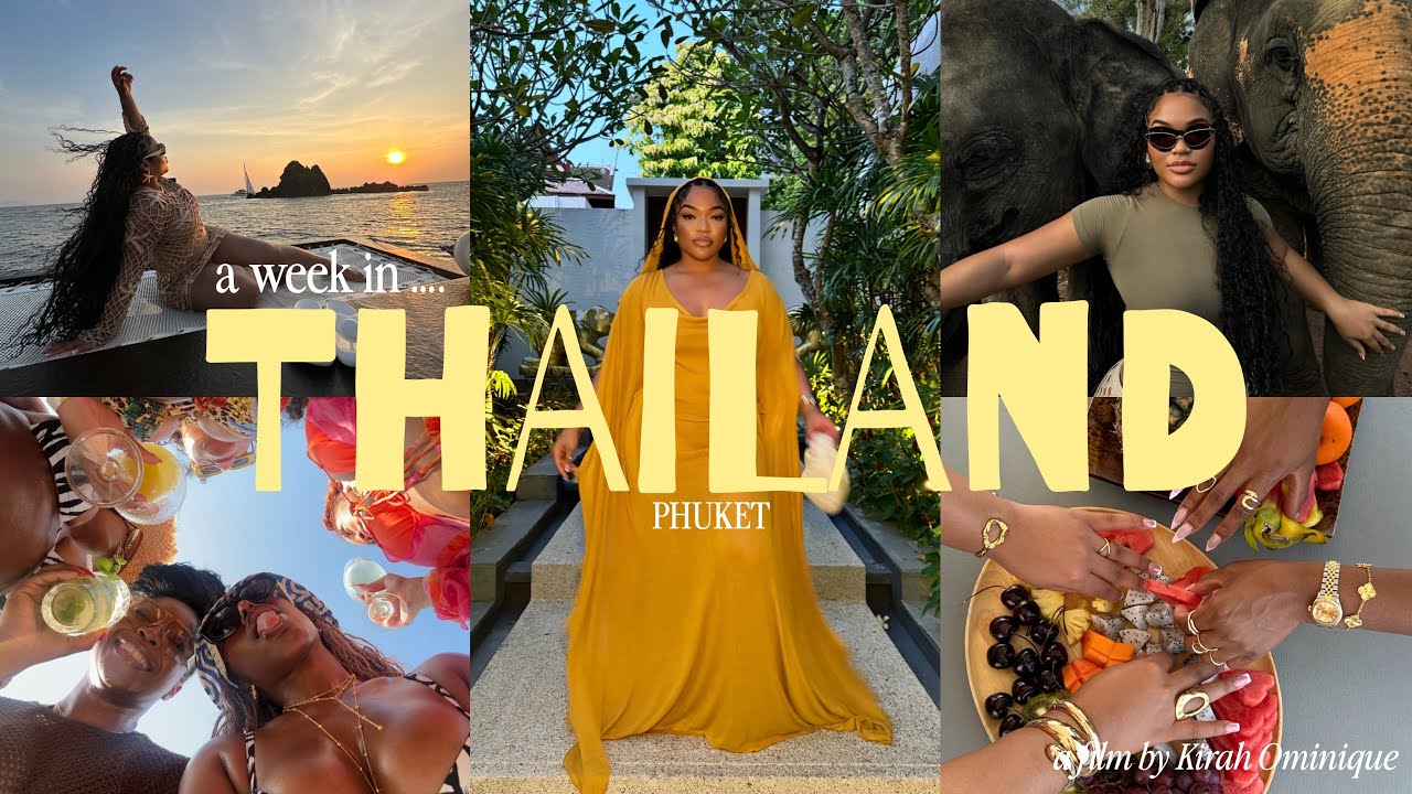 PHUKET VLOG! | LUXURY VILLA + FLOATING BEACH CLUB + ELEPHANTS + ISLAND HOPPING + THAI CUISINE & MORE