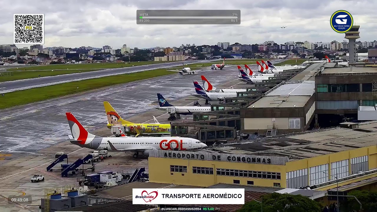 SBSP LIVE #2 - Aeroporto de São Paulo AO VIVO - CGH Airport - 09/02 Noite