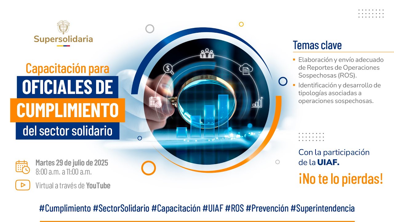 Capacitaci&oacute;n para Oficiales de Cumplimiento del sector solidario
