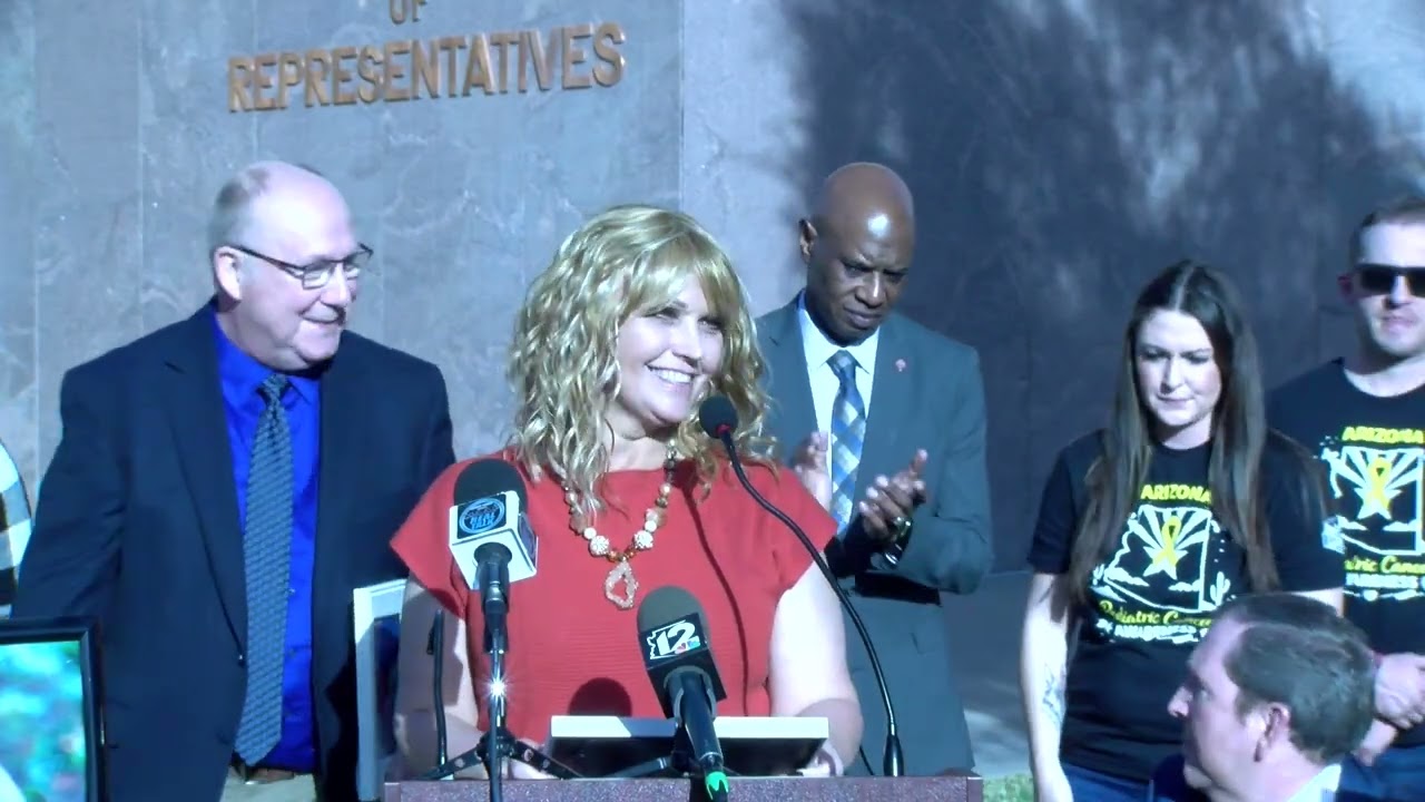 2-3 Rep. Walt Blackman Hosted Arizona Pediatric Cancer Awareness Day Press Conference.