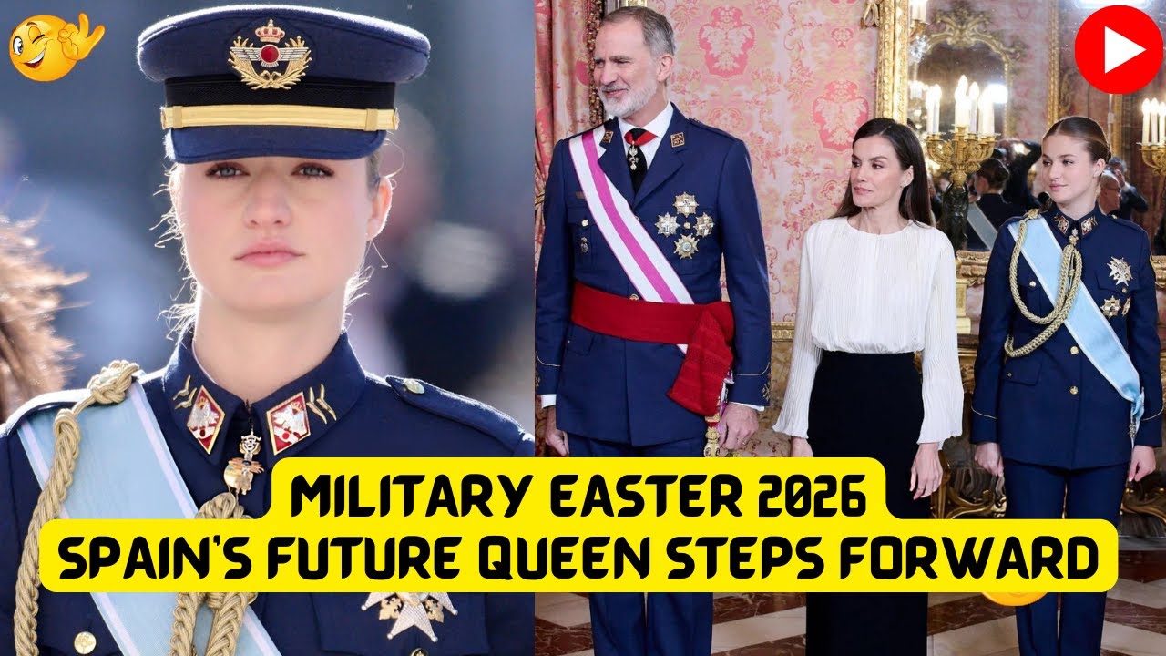 King Felipe, Queen Letizia & Princess Leonor at Military Easter 2026