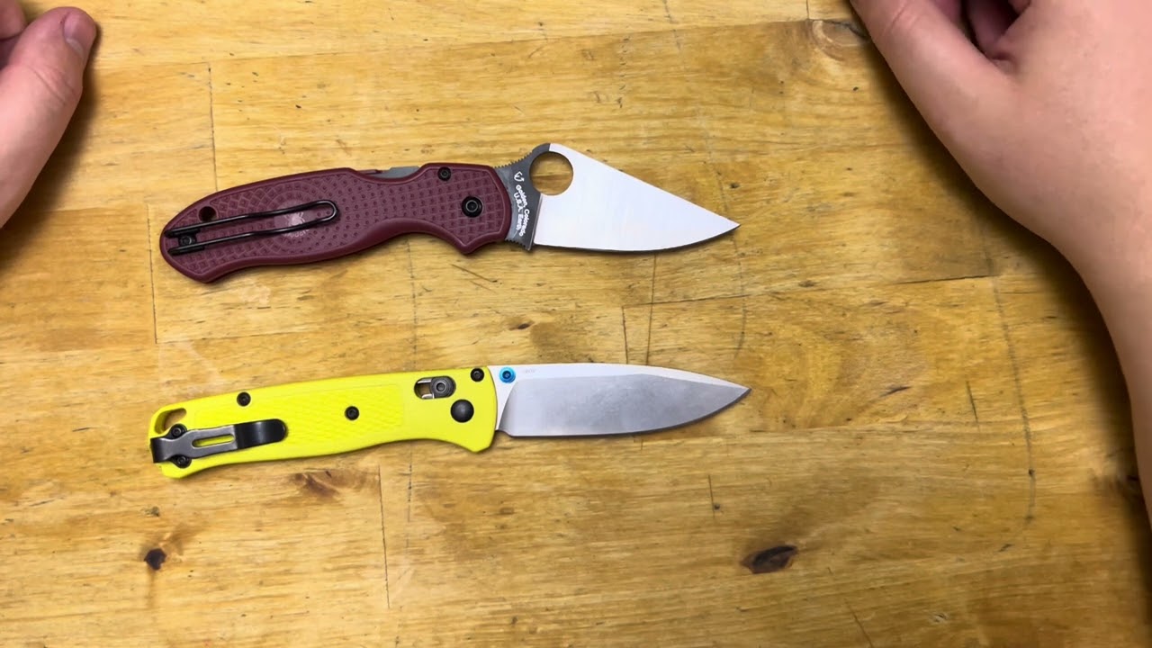 Spyderco Para 3 lw vs Benchmade Bugout