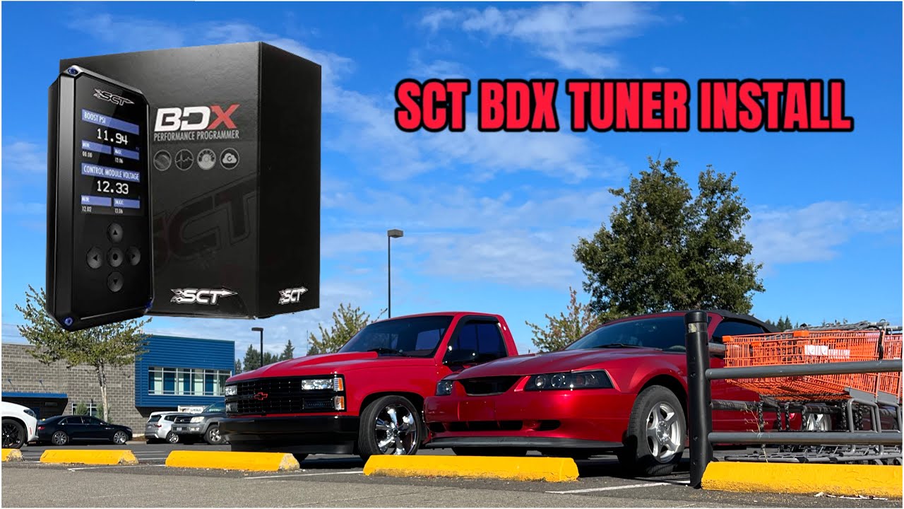 SCT BDX Tuner review/install for a 99-04 v6 mustang