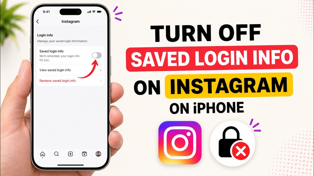 How to Turn Off Saved Login Info on Instagram on iPhone