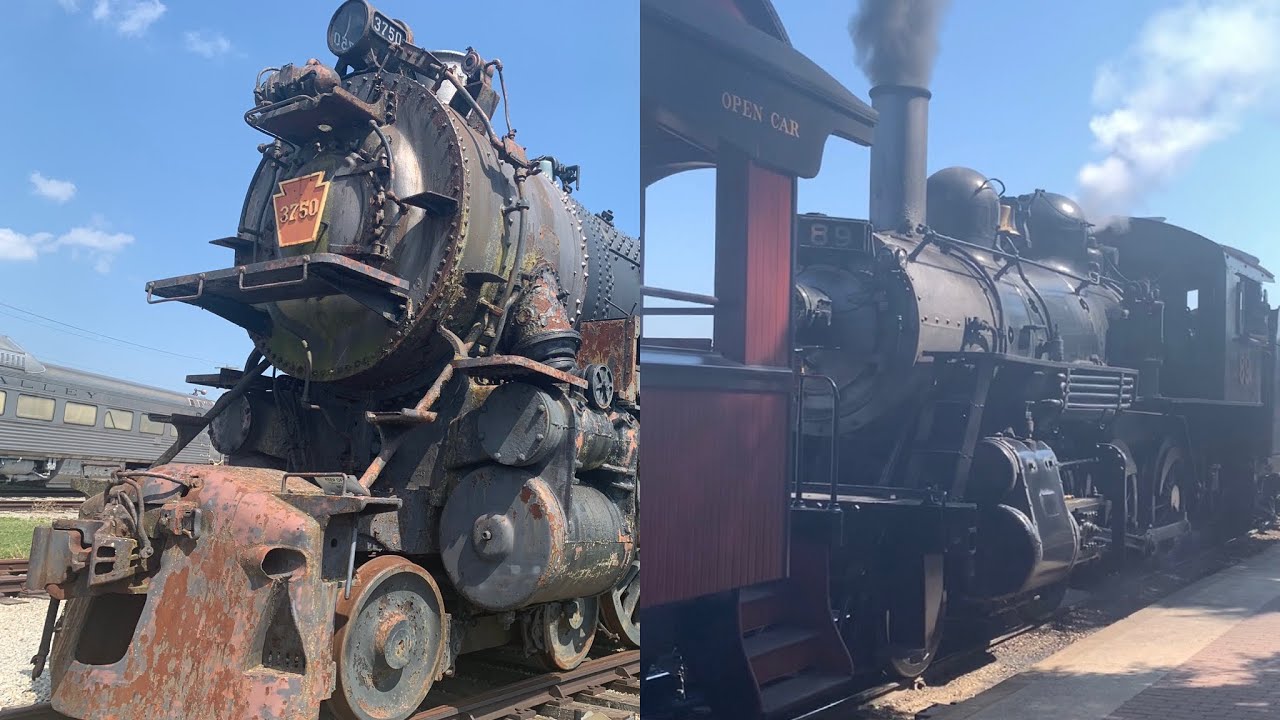 [60 FPS] 2024 NRHS Convention Strasburg Railroad & Railroad Museum of Pennsylvania