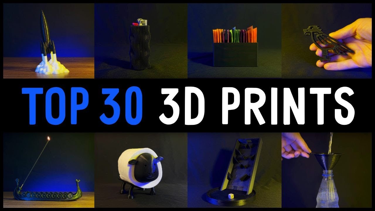 Top 30 Best BLACK 3D Prints