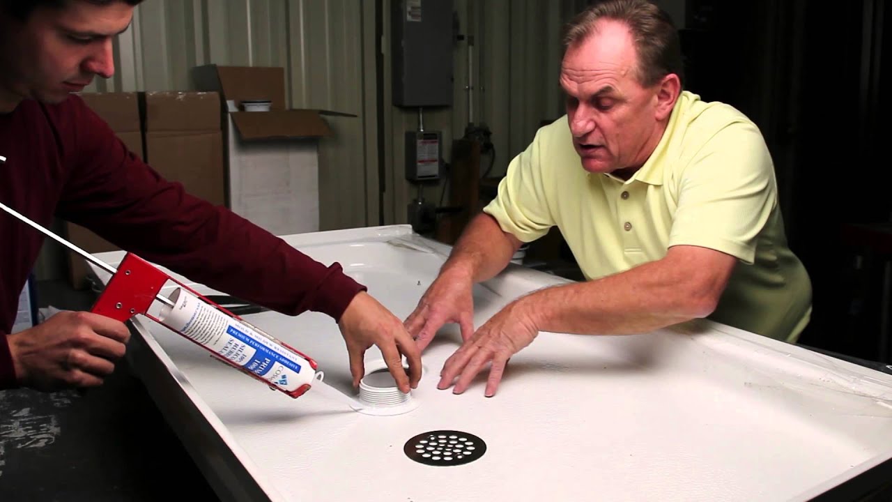Plastic Oddities - Fiberglass Shower Drain Installation Video