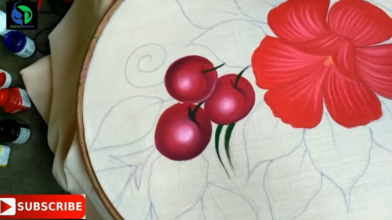 Painting Tutorial || Bed Sheet Design