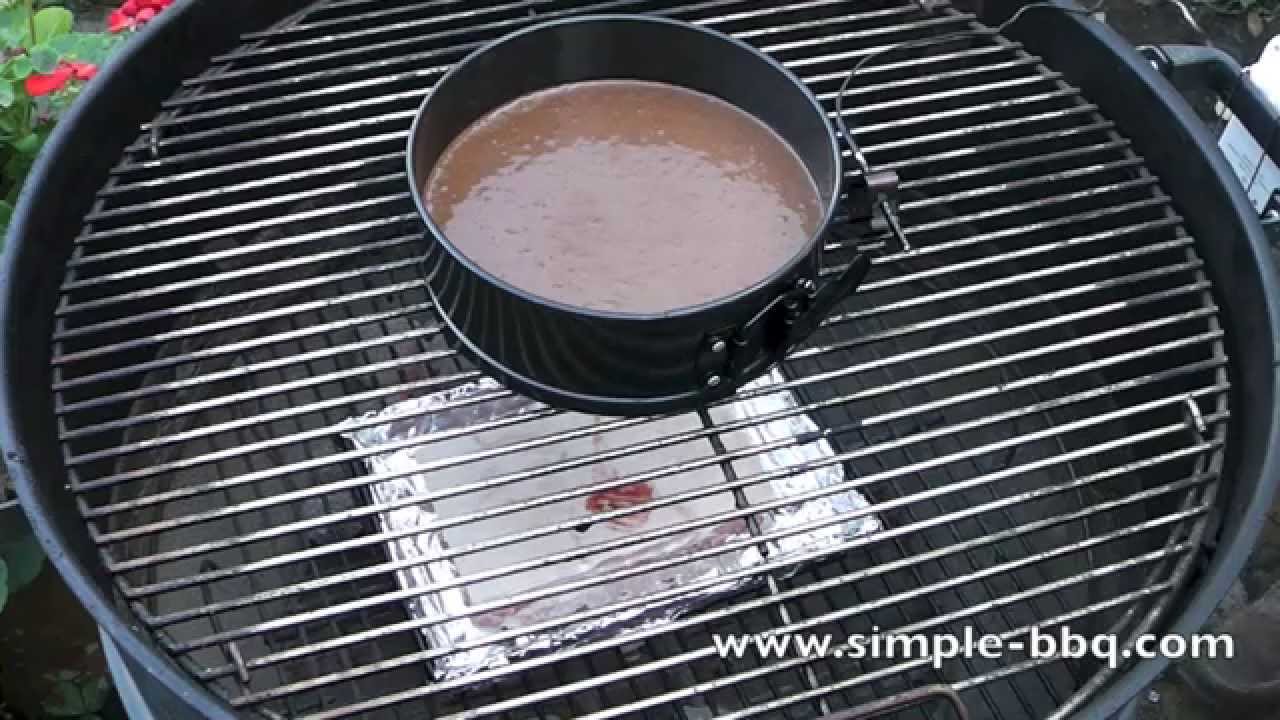 How to bake a cake in a BBQ