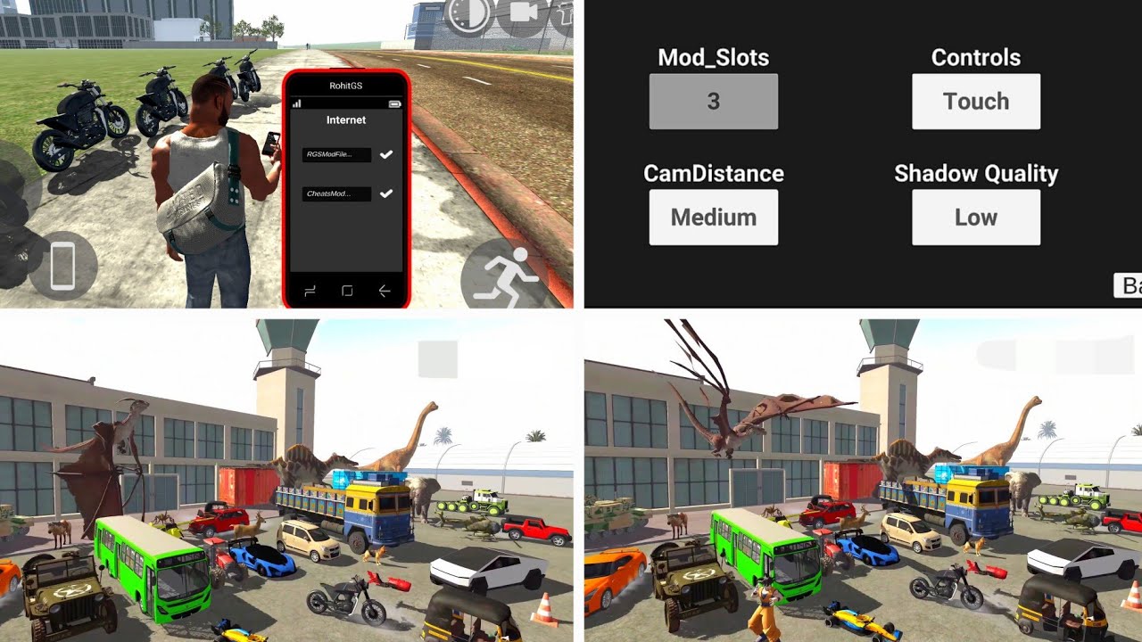 New Update Mod Slots+Cheat Code Mode USe | Indian Bikes Driving 3d | Internet Option File | All File