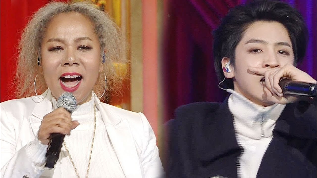 인순이, 새해를 맞이하는 특별 무대 ‘친구여 (feat. 우석)’ @SBS 연기대상 2회 20171231