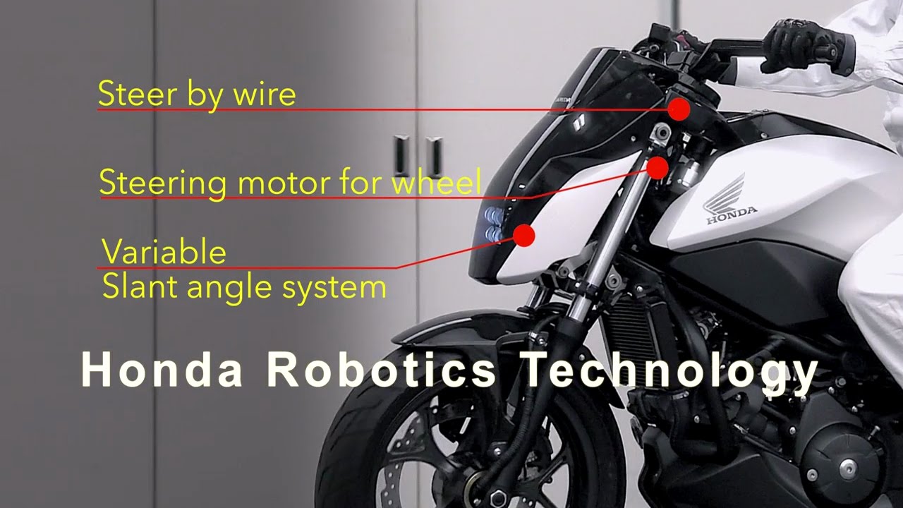 Honda Riding Assist Motorcycle, how it works! | 本田技研工業(株) 自動バランシングオートバイ - 使い方  説明