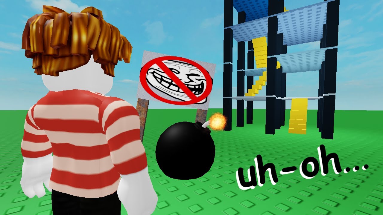 this roblox troll tower obby is TERRIBLE.