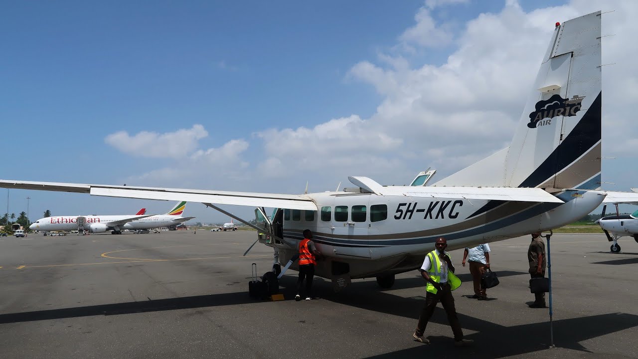 Auric Air Cessna 208B Grand Caravan | Рейс Занзибар - Дар-эс-Салам
