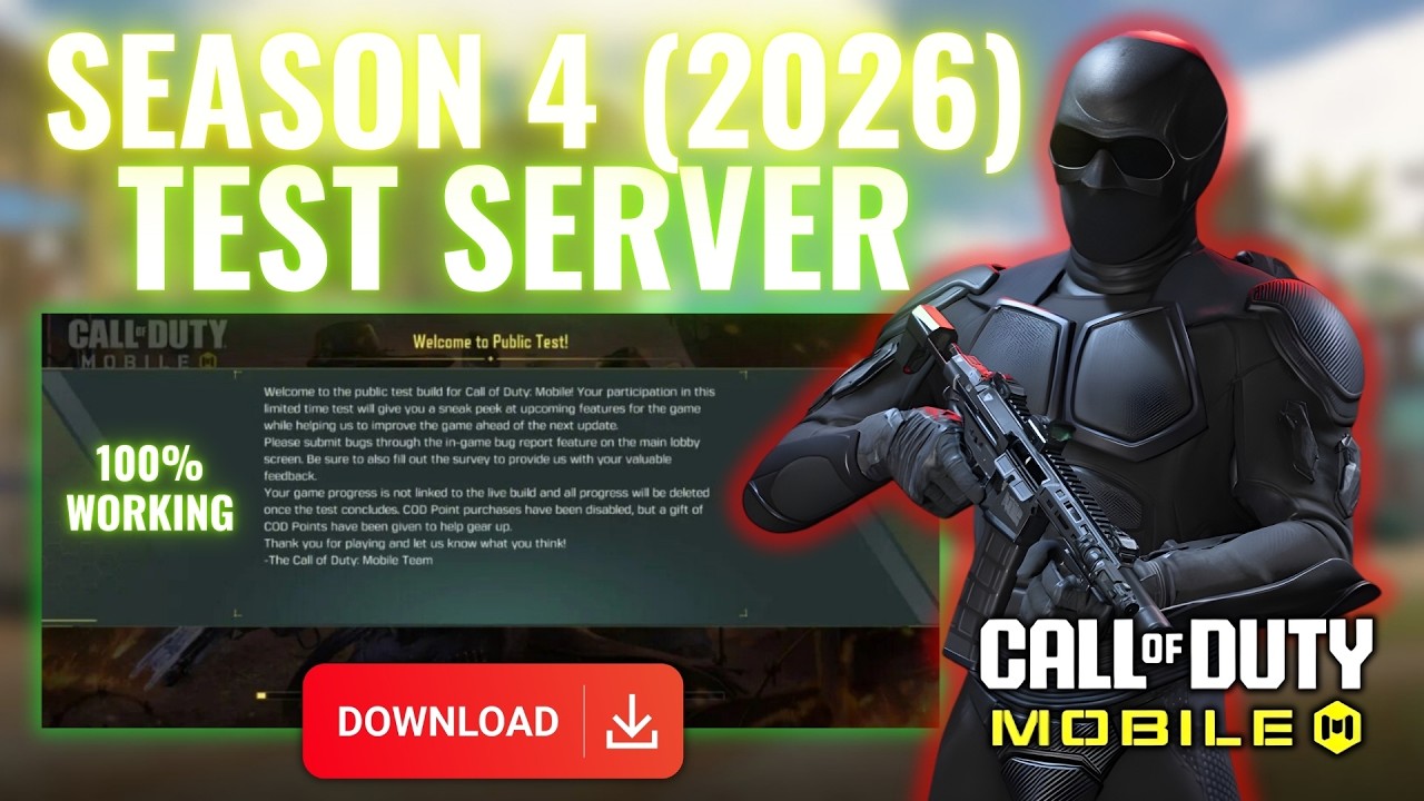 Season 4 2026 Test Server is Here Cod Mobile | Download Now | Codm Test Server