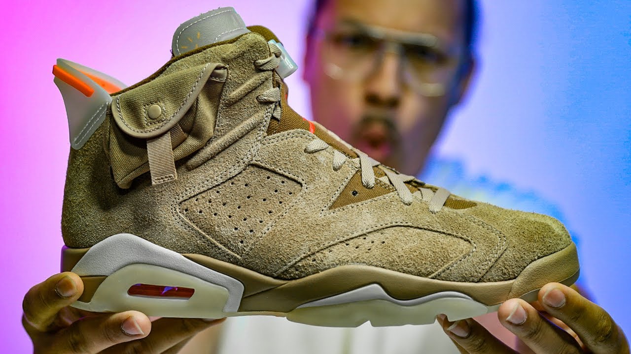 Travis Scott Air Jordan 6 British Khaki