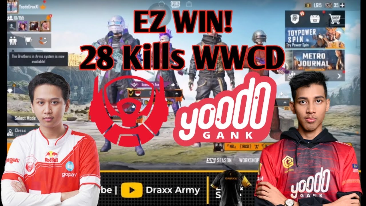 Yoodo Draxx ft. BTR Microboy Erangel auto rata!