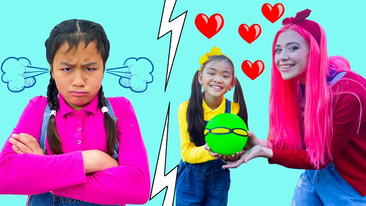 Jannie Quiere Jugar Sola Los Juguetes Para Niñas | Los Niños Aprenden a Jugar Juntos