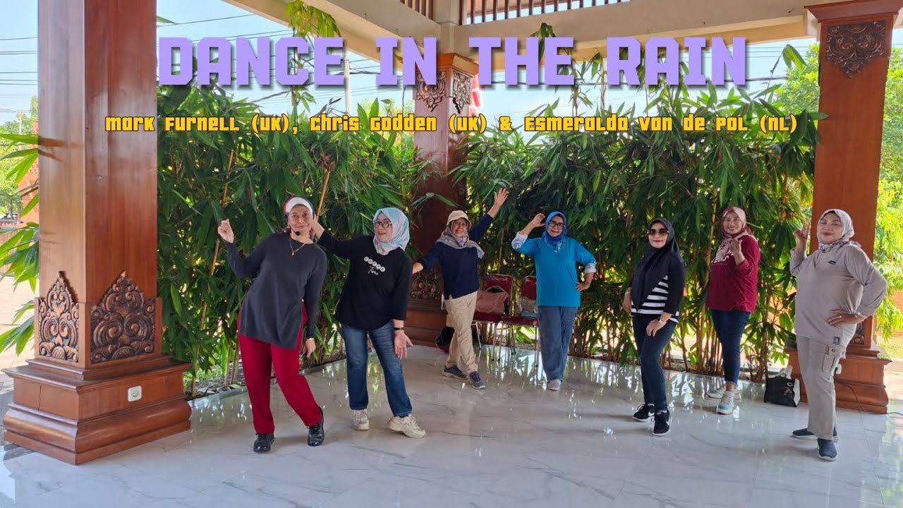 DANCE IN THE RAIN - Line Dance || Mark Furnell (UK), Chris Godden (UK) & Esmeralda van de Pol (NL) 