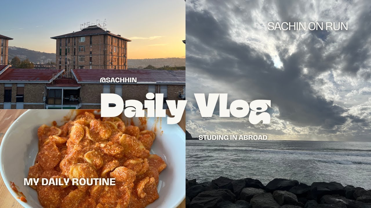 A Day in the Life of a Student in Italy 🇮🇹 | Part-Time Job in Napoli 🏙️