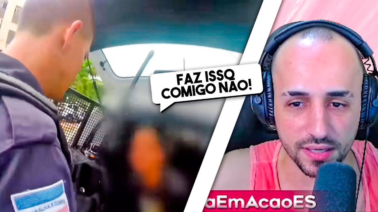 MONTEIRO REAGE: CHOROU PRO POLICIAL E PEDIU PARA NÃO SER PRESO