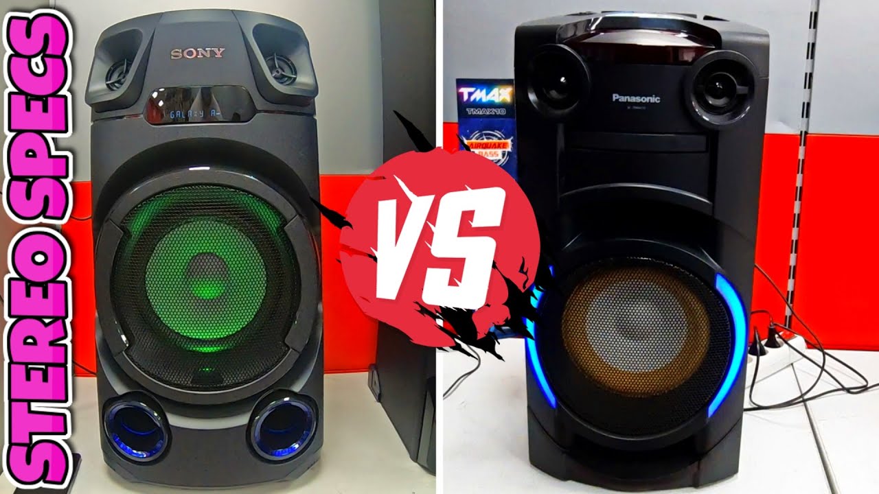 ❤PANASONIC TMAX10 против SONY MHC V13D | ЛУЧШИЕ ПОРТАТИВНЫЕ КОЛОНКИ СРЕДНЕГО ДИАПАЗОНА
