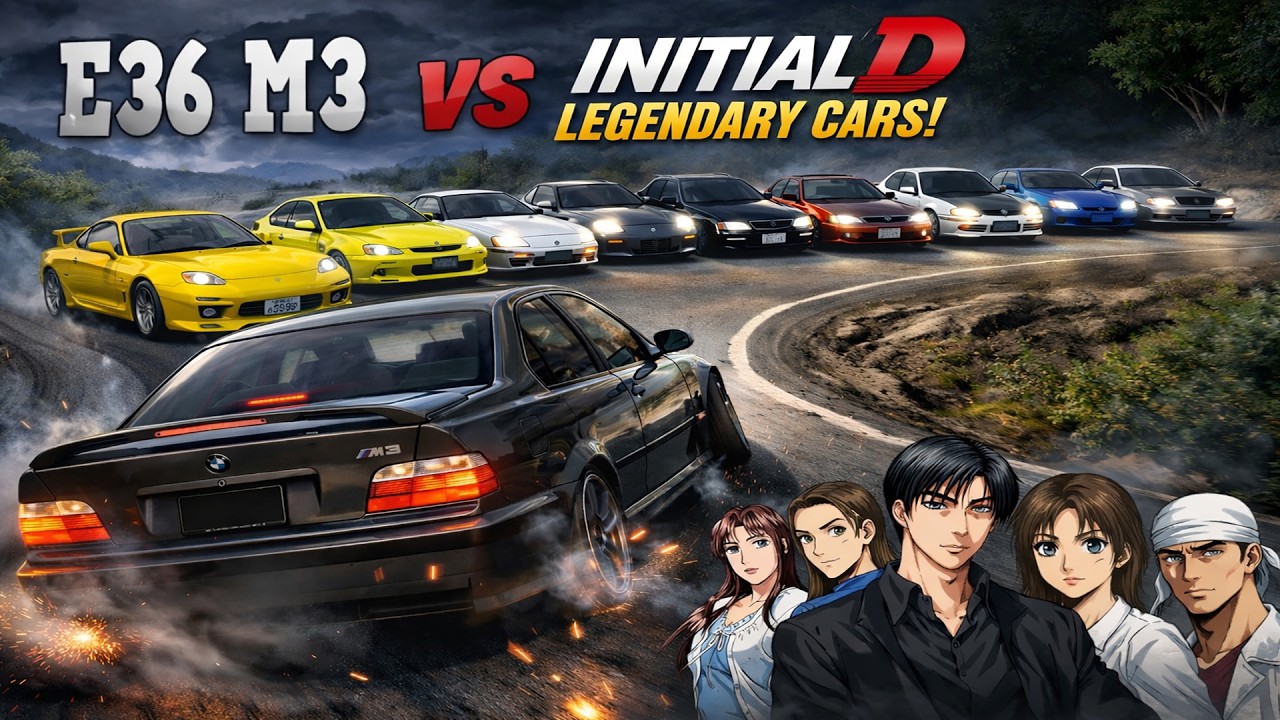 Can the E36 M3 Beat the Initial D Legends? | Assetto Corsa