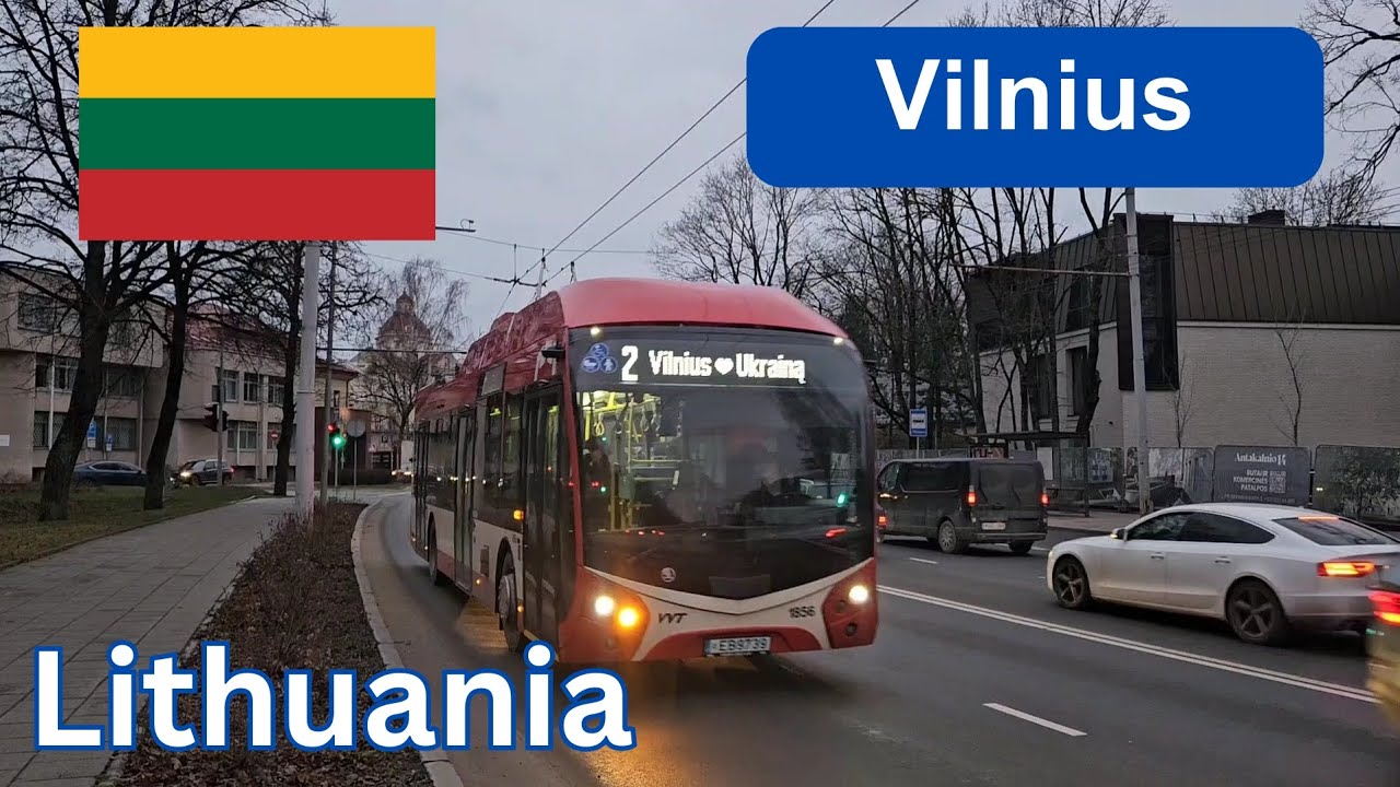 Public Transport in Vilnius, Lithuania🇱🇹 2024