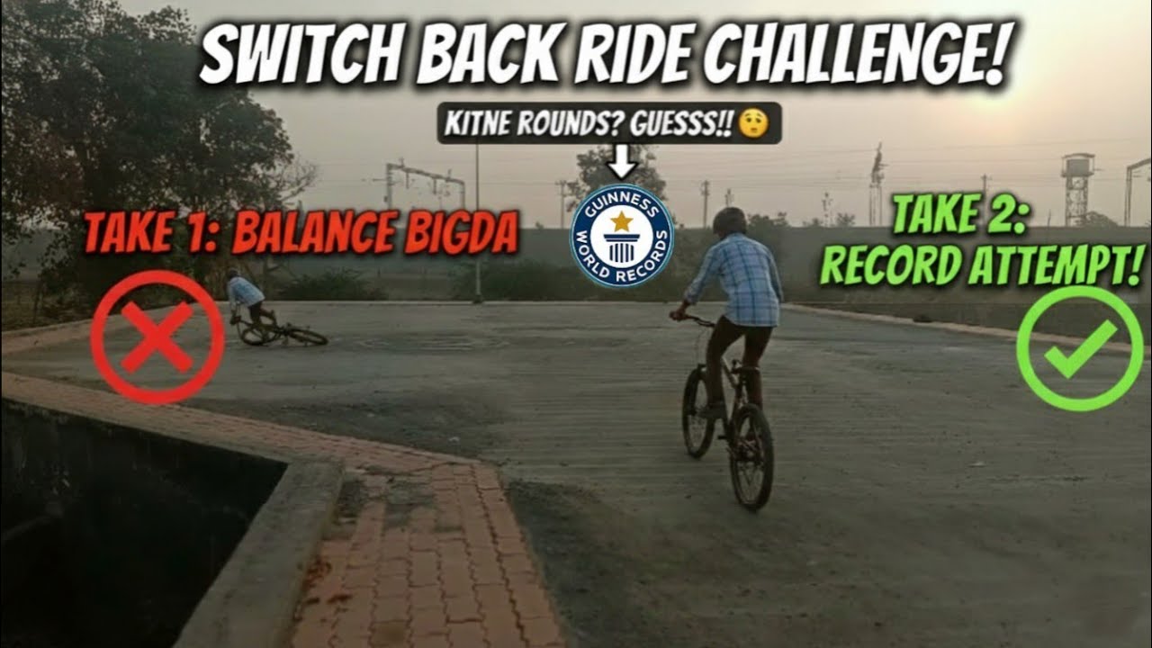 No-Hand Cycling Stunt: Kitne circles kiye maine? 🤔