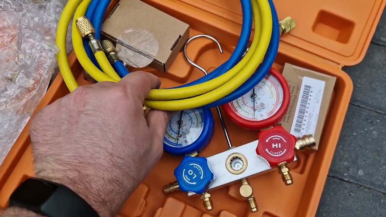 Recharging my R290 mini split air conditioner and heat pump