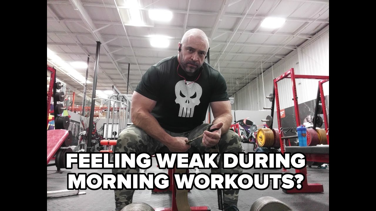 Morning Workouts - Why Do You Feel Weaker?
