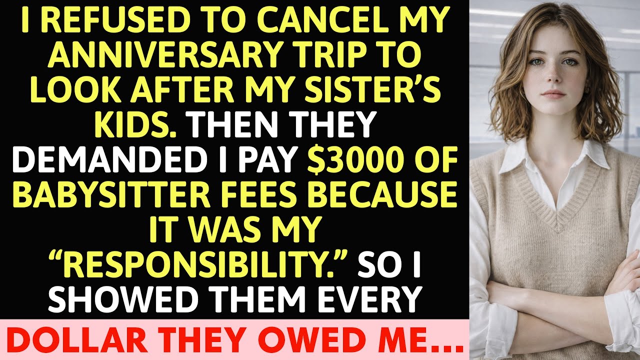 I Refused To Cancel My Anniversary Trip To Look After My Sister’s Kids. Then…