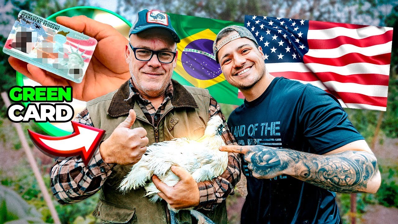 Ele Conseguiu O GREEN CARD Criando Galinhas NOS EUA 🇺🇸