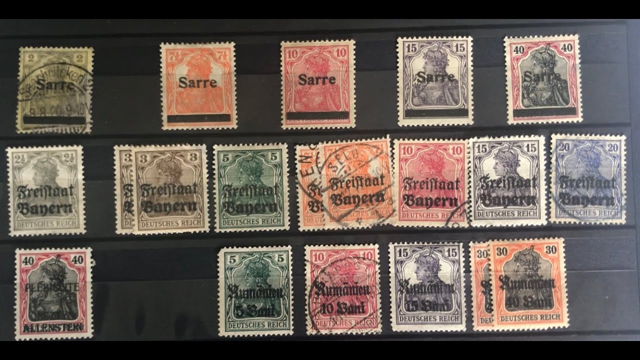 Valuable German Stamp Collection Part 1