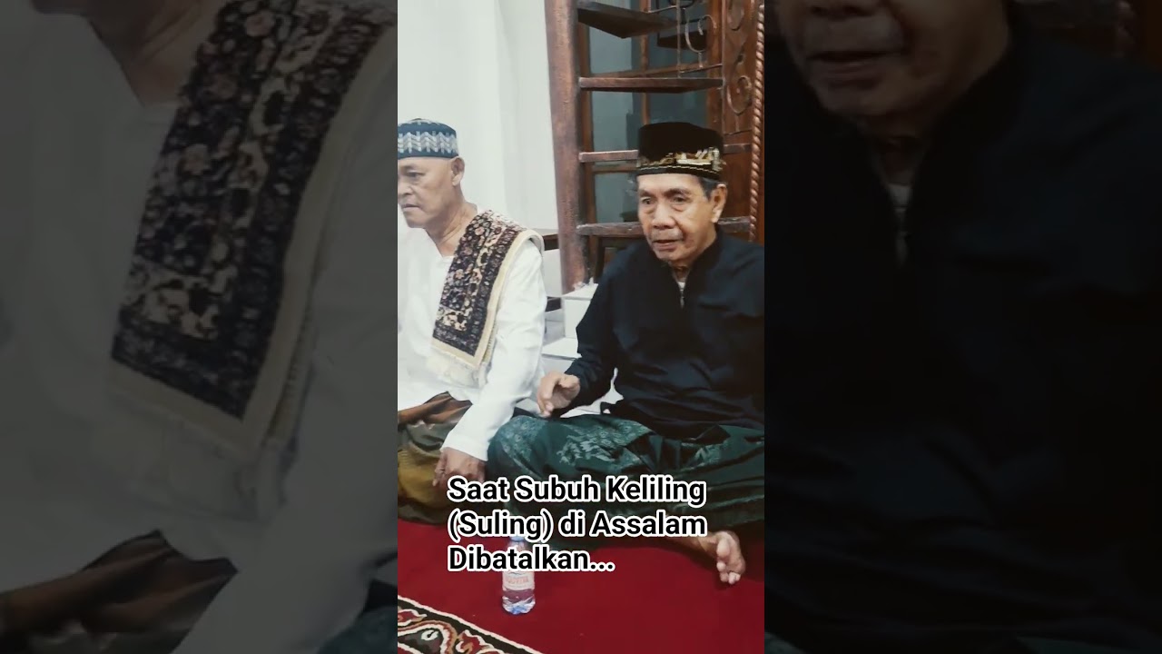 Saat Subuh Keliling (Suling) di Assalam Dibatalkan oleh Ketua Agus...